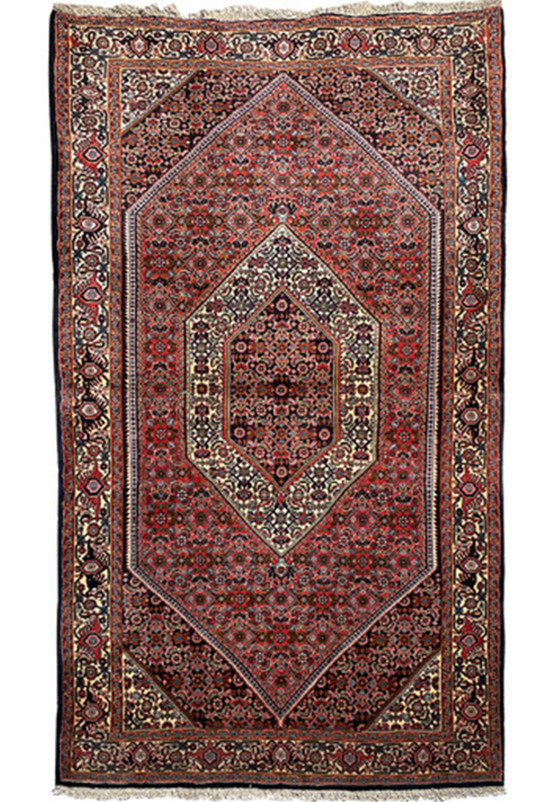 3'7 x 6 Persian Bijar Rug 1