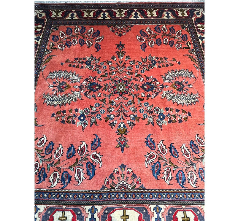 7'1" x 7'4" Persian Sarough Square Rug