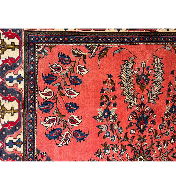 7'1" x 7'4" Persian Sarough Square Rug