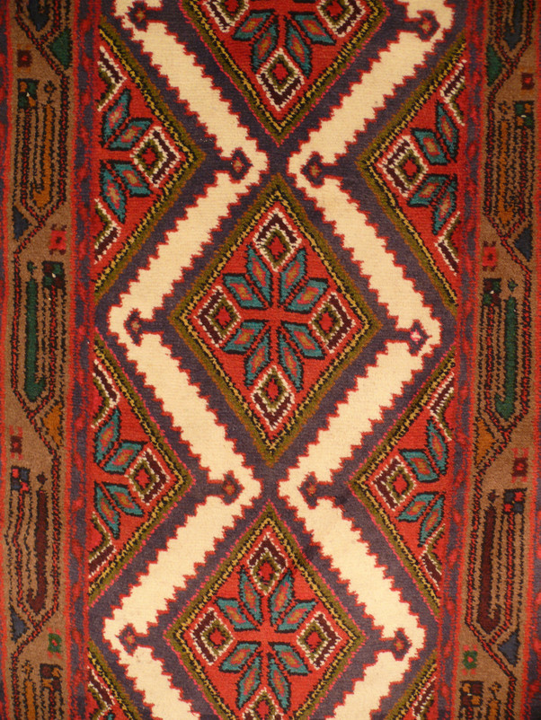 2'6 x 9'6 Persian Hamedan Runner Rug
