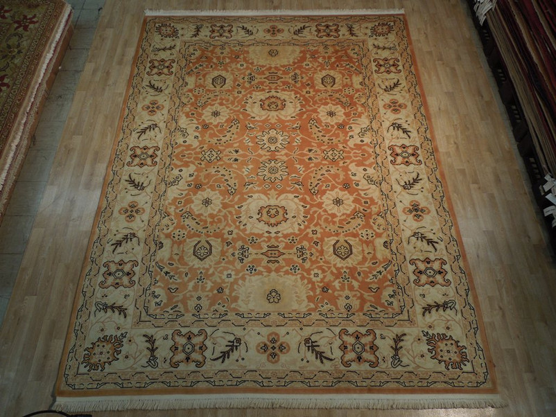 9 x 12 Geometric Transitional Chobi Ghazni All Over Design Rug