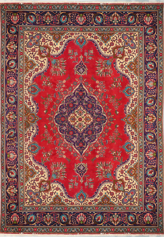 10 x 12'8 Persian Tabriz Rug