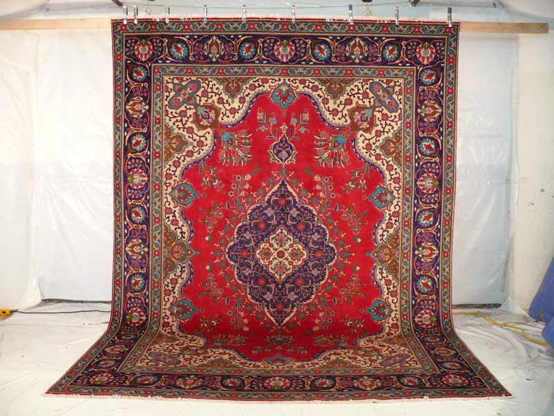 10 x 12'8 Persian Tabriz Rug