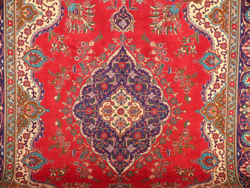 10 x 12'8 Persian Tabriz Rug