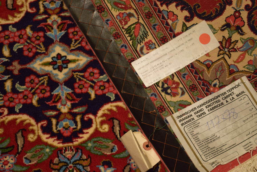 2'6" x 3'8" Persian Qum Kork Rug