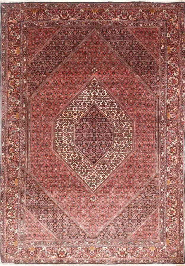 7 x 10 Persian Bijar Mahi Design Rug