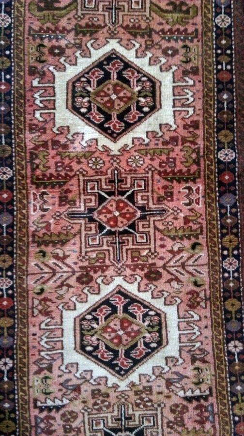 2'3 x 9'4 Persian Heriz Runner Rug
