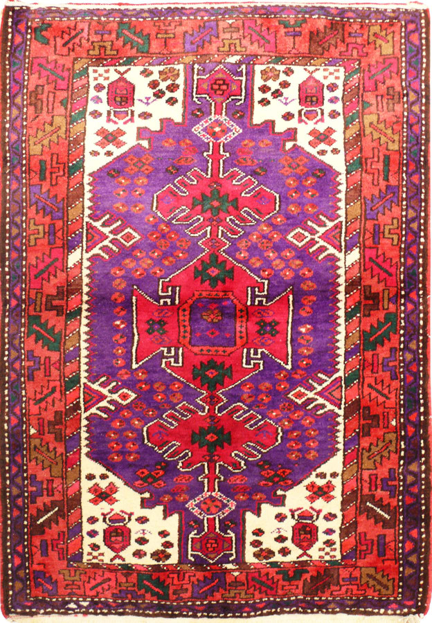 3 x 5 Persian Hamedan Rug 4
