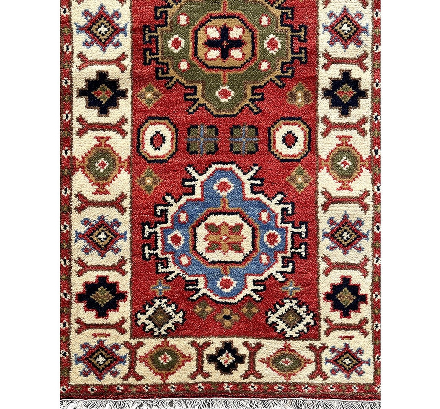 2'7 x 10 Oriental Heriz Runner Rug