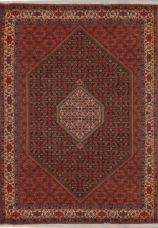 6'7" x 10 Persian Bijar Rug Mahi Design