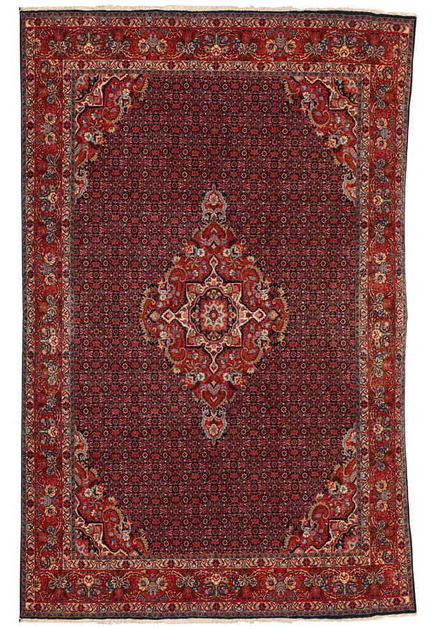 6'7" x 10'3" Persian Bijar Rug