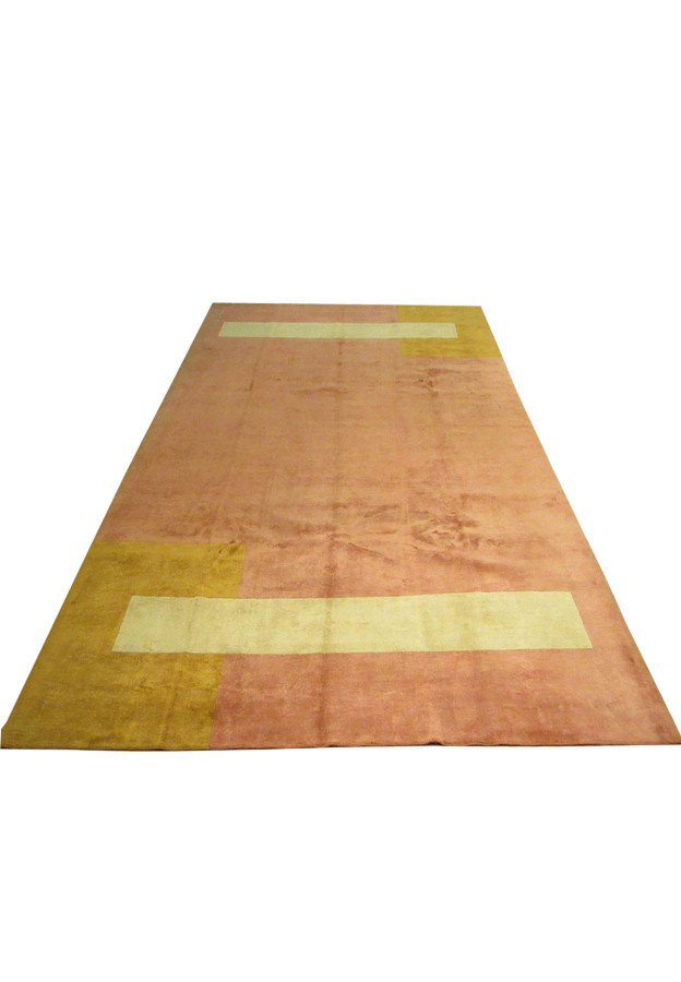 10 x 14 Soft and Shiny Wool Modern Handmade Rug