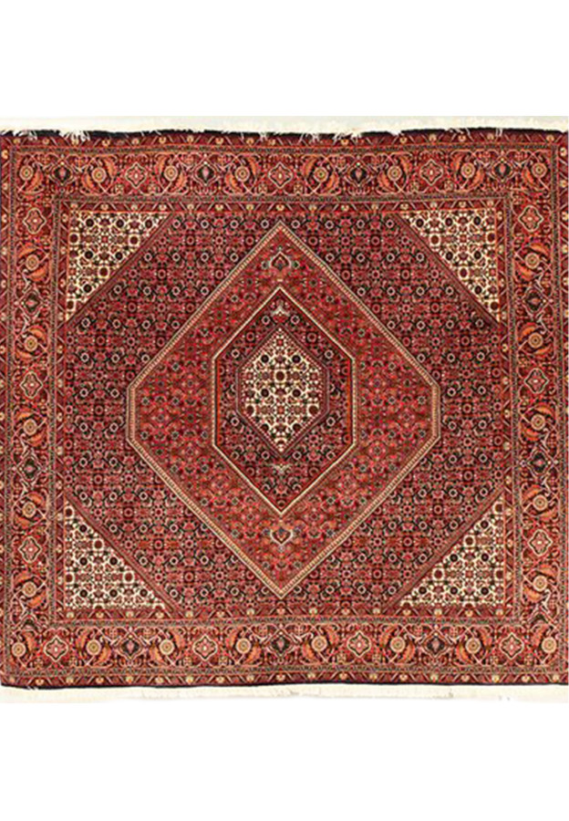 6'3" x 6'3" Persian Bijar Square Rug