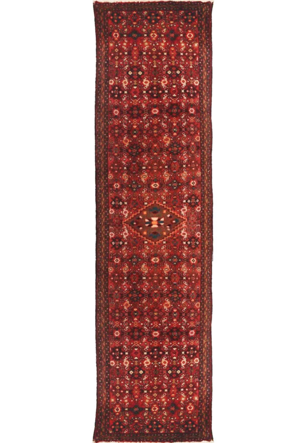 2'6 x 10'4 Persian Hosseinabad Runner Tribal Rug