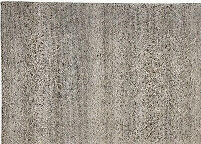 5x8 Contemporary Rug Wool & Bamboo On Durable Cotton All-Over Checked Design