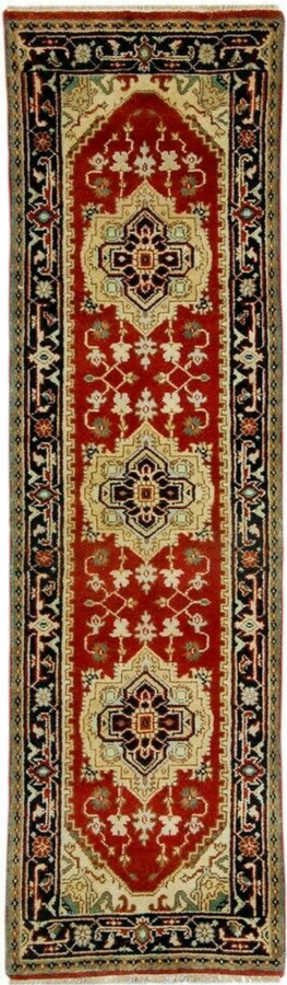 3 x 10 Caucasian Design Geometric Serapi Runner