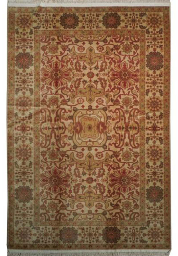 6' x 9' Transitional Chobi Vegetable Dyed Rug 2