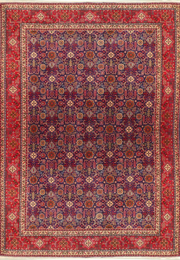 10'1 x 12'7 Persian Sarough Rug All Over Design