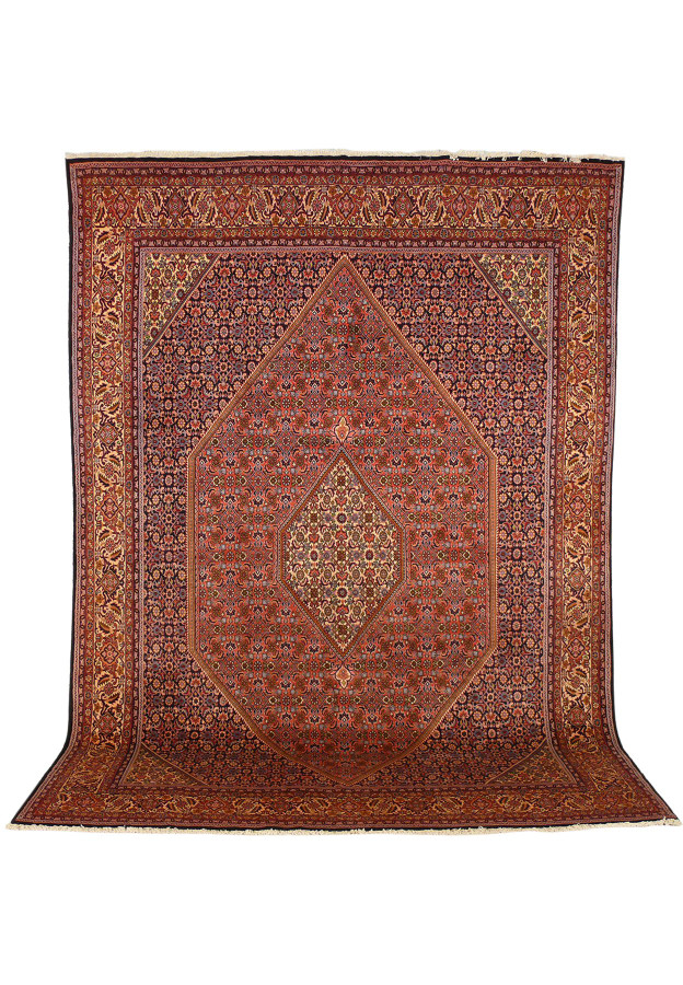 8'2 x 11'5 Persian Bijar Iron Rug | High-End
