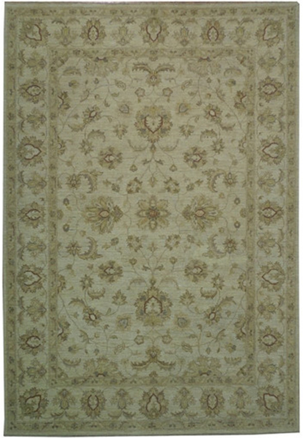 6 x 9 Ivory NEUTRAL Chobi Peshawar Area Rug