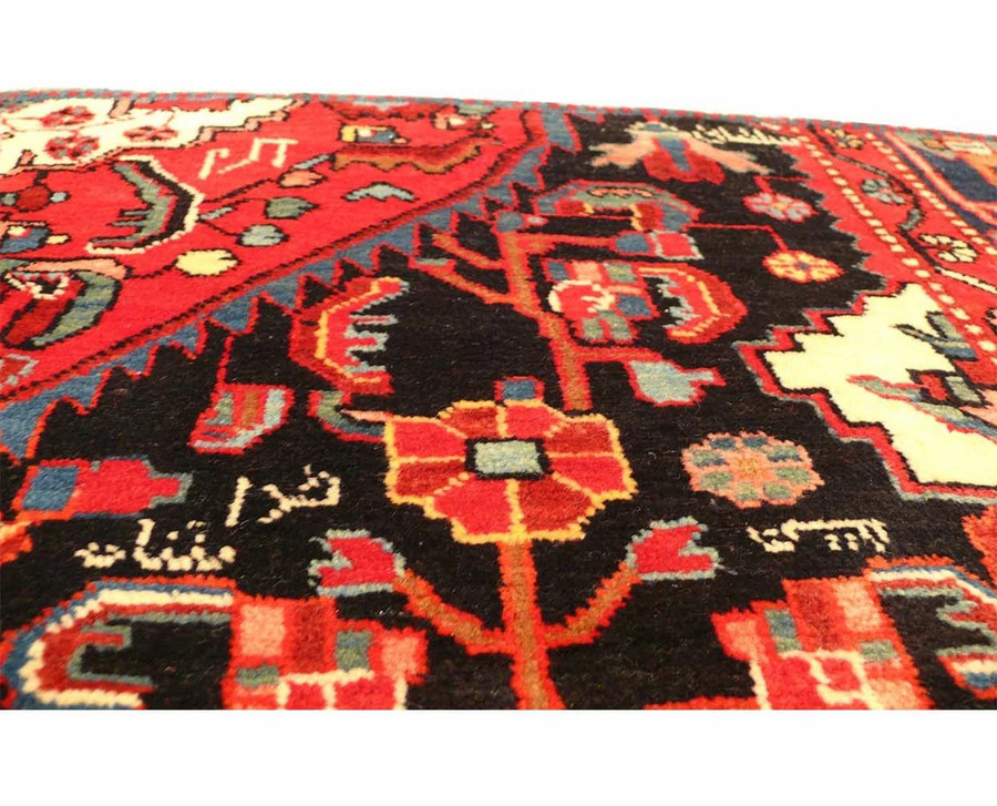 3 x 4 Antique Persian Nahavand Rug | Jewish and Persian Religious Gem