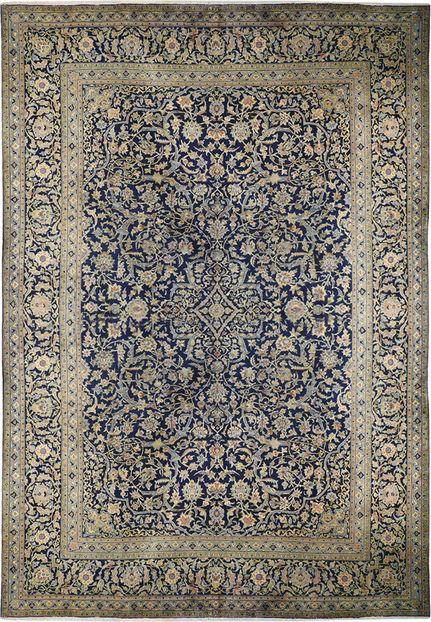 9'4 x 13'1 Premium Persian Kashan Rug