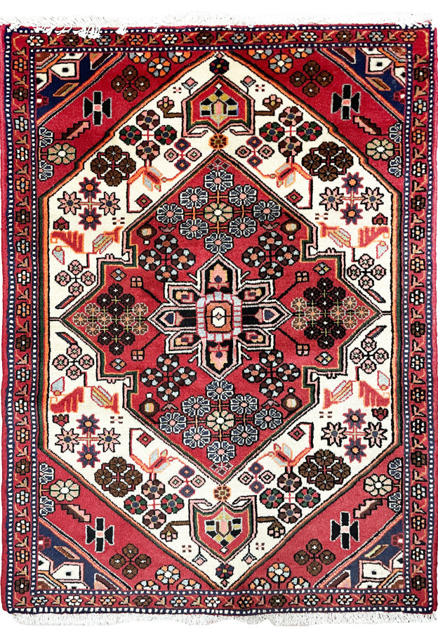 3'5" x 4'6" Geometric Persian Shahsavan Rug