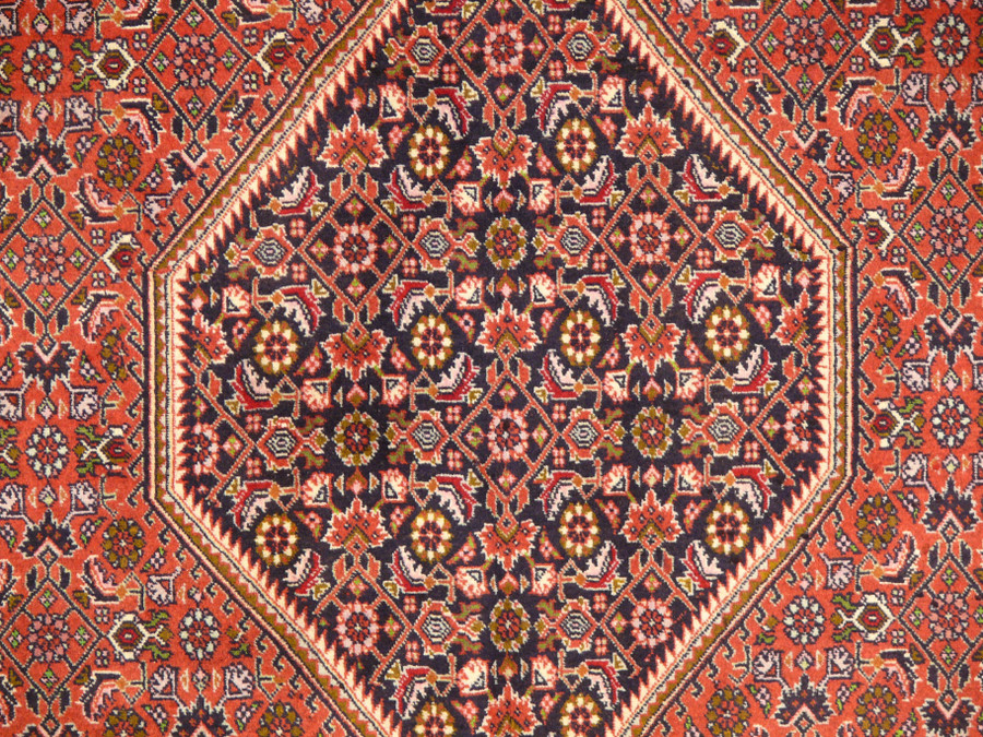 8 x 11 Persian Bijar Iron Rug | High-End
