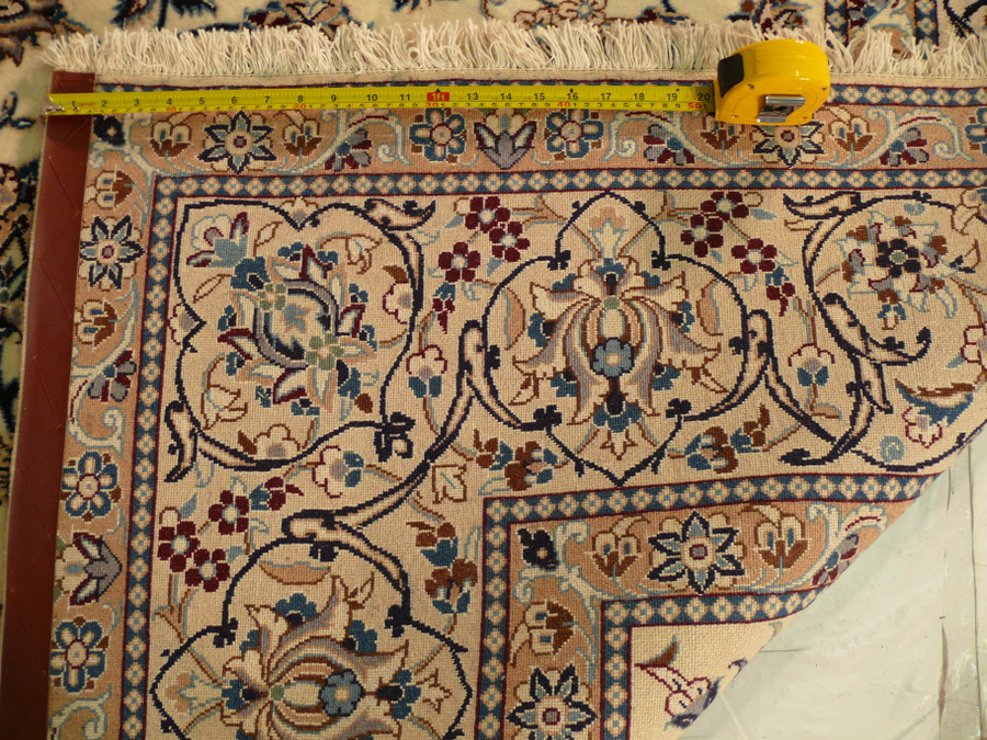 8'1" x 11'5 Persian Nain 9 LAA Rug Wool & Silk