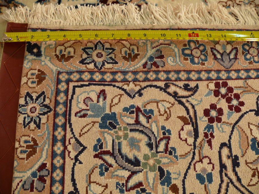 8'1" x 11'5 Persian Nain 9 LAA Rug Wool & Silk
