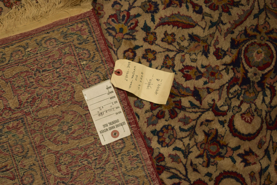 5'4" x 7'8" Antique Persian Kashan Rug