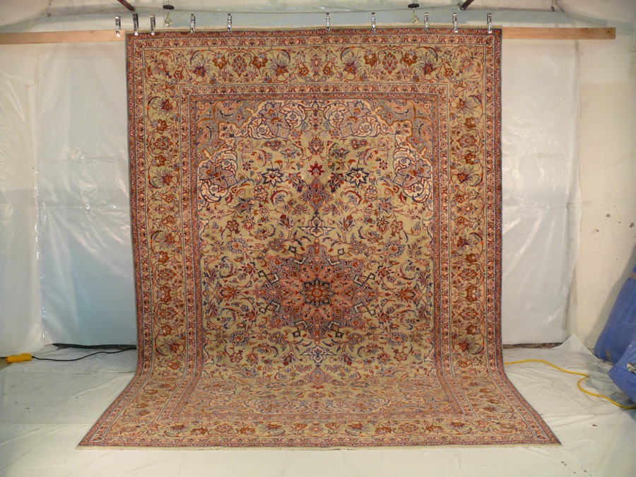 9'6" x 13 Persian Kashan Rug