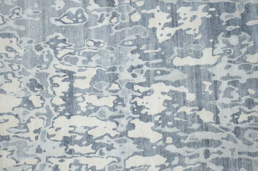 9 x 12 Nepali Viscose Handmade Area Rug Multi Color