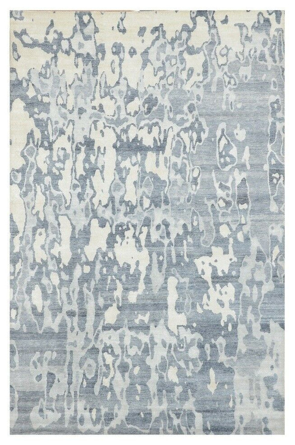 9 x 12 Nepali Viscose Handmade Area Rug Multi Color
