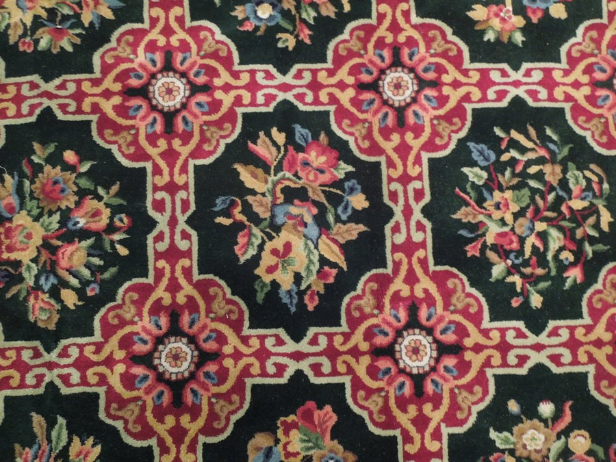8 x 10 Authentic Oriental Savonnerie French Design Rug