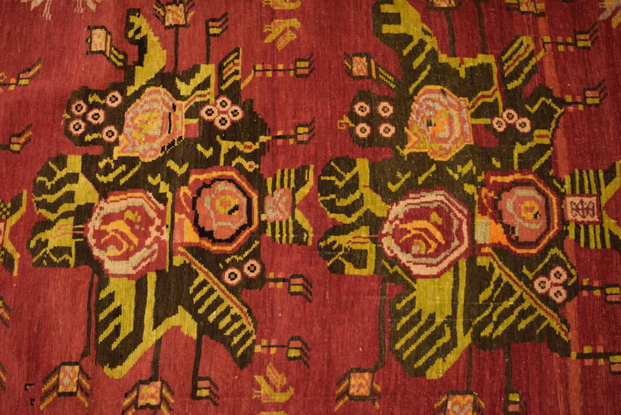 4'5 x 7'3 Caucasian Kazak Semi-Antique Rug