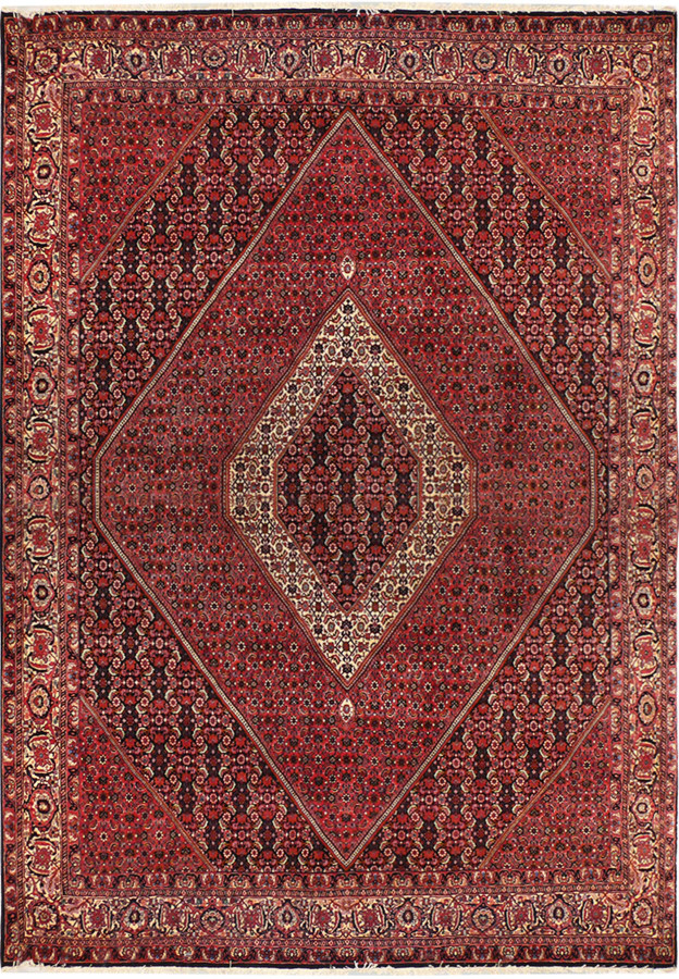 8'2 x 11'5 Persian Bijar Iron Rug