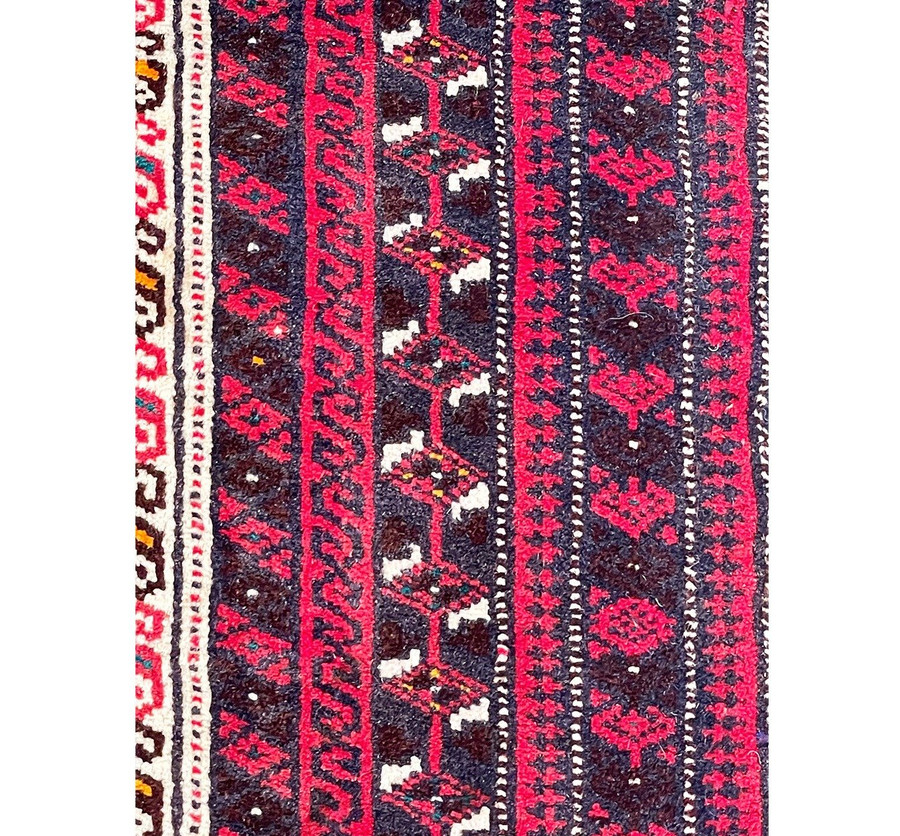 3'2" x 4'1" Persian Baluch Prayer Rug