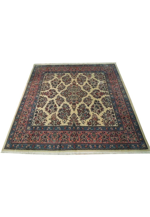 8 x 8 Persian Sarough Square Rug