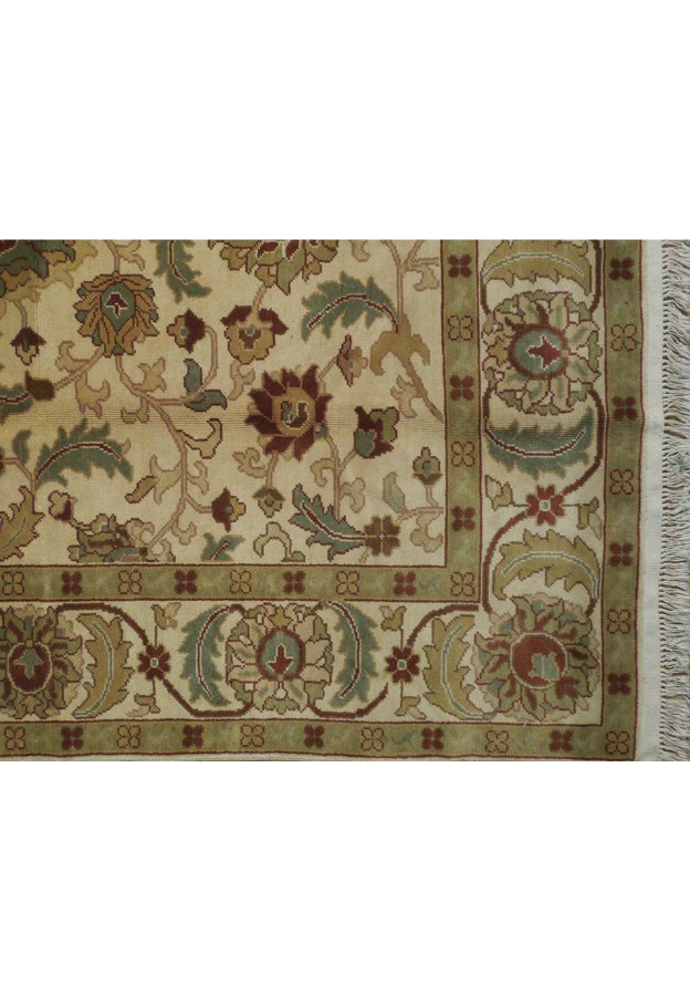 6' x 9' Transitional Chobi Vegetable Dyed Rug 4