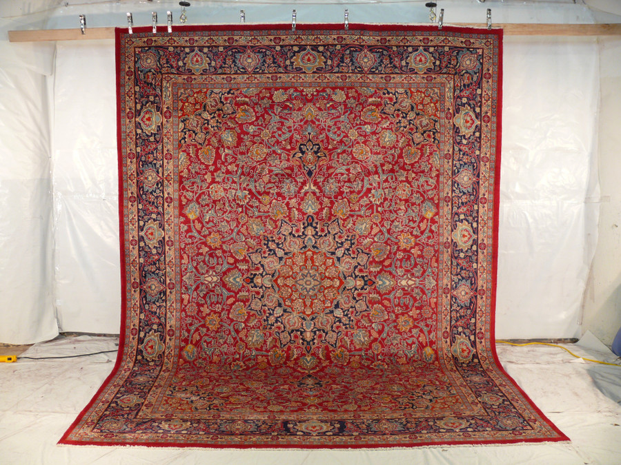 10 x 13 Persian Mashad Rug | Unique Design