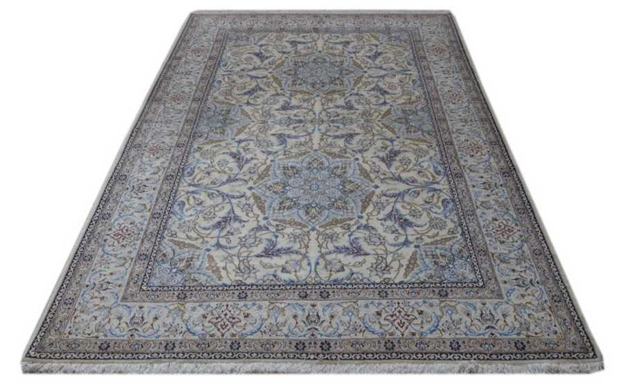 8'4 x 11'8 Persian Nain 9 LAA Wool & Silk Rug