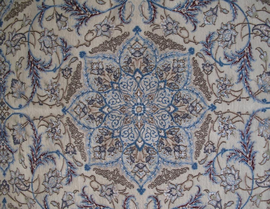8'4 x 11'8 Persian Nain 9 LAA Wool & Silk Rug