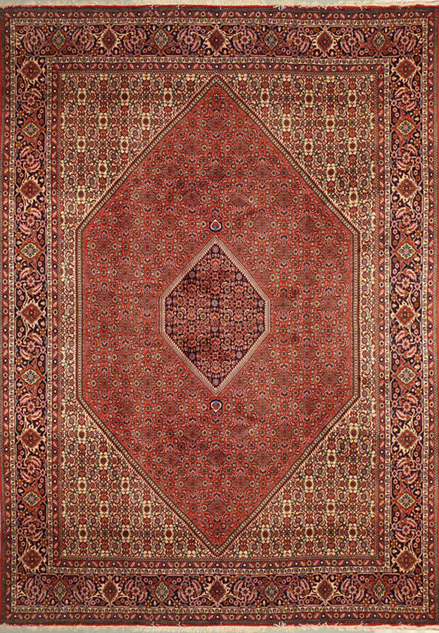 Persian Bijar Rug - 8'2 x 11'5, also know as Iron Rug