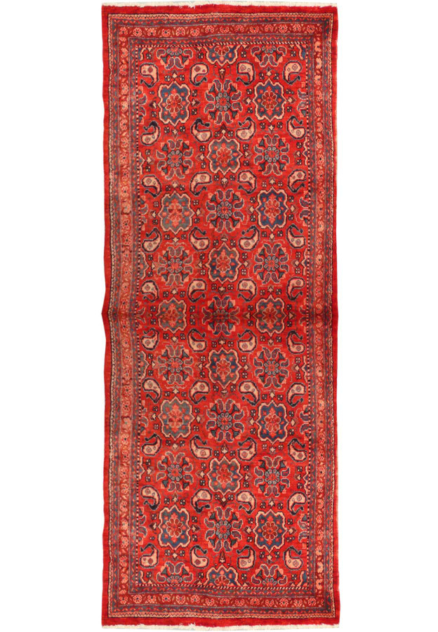 4'2 x 10'6 Persian Bibiabad Rug All Over Design