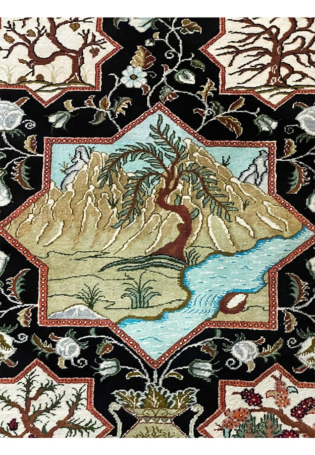 Silk Rug details