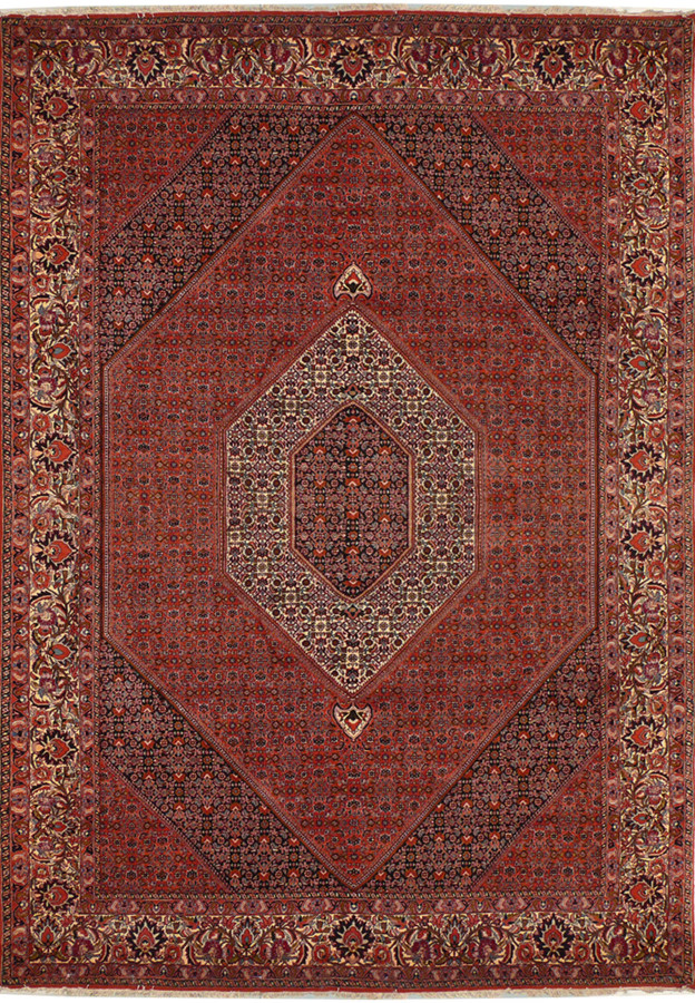 Elegant 8x12 Persian Bijar Rug - A Timeless Addition to Your Home