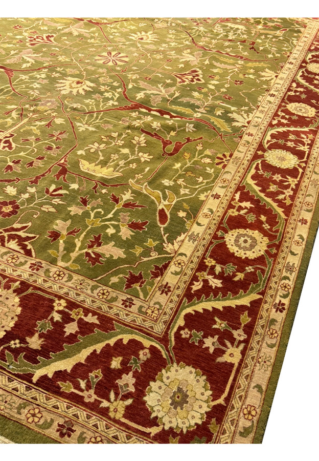 Luxurious Oriental Chobi Peshawar rug in 10x15 size showcasing exquisite craftsmanship