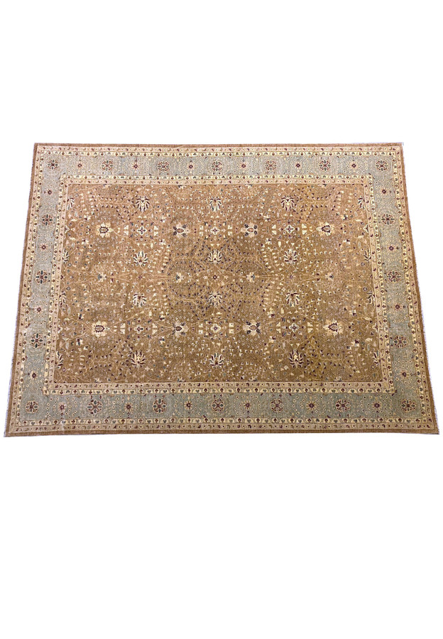 Top view of 12x16 Oriental Ziglar rug showcasing intricate designs.