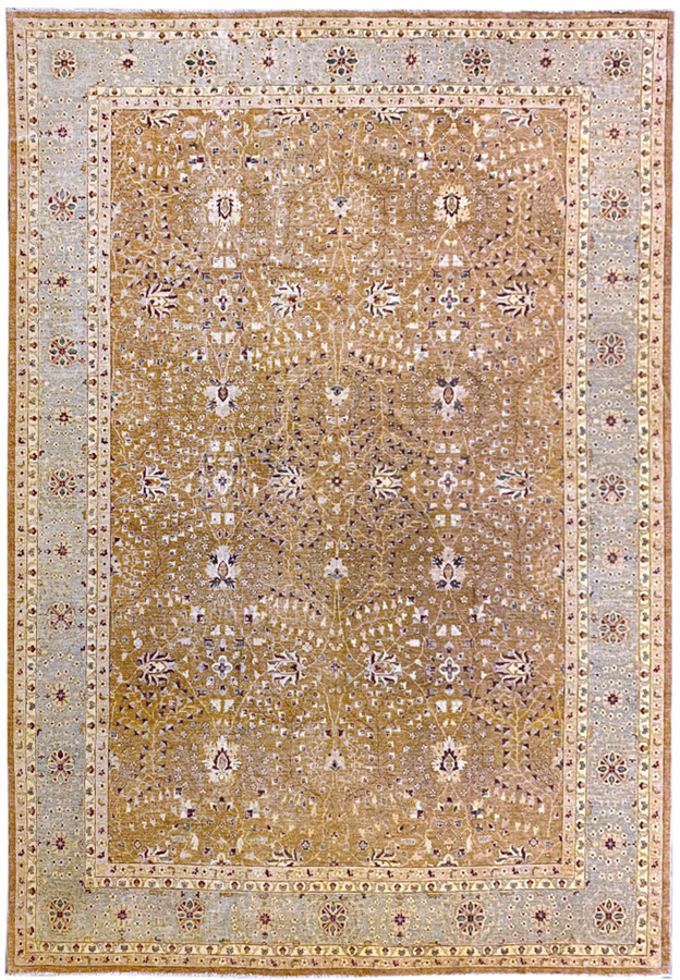 Full view of the 12x16 Oriental Ziglar rug with detailed patterns.